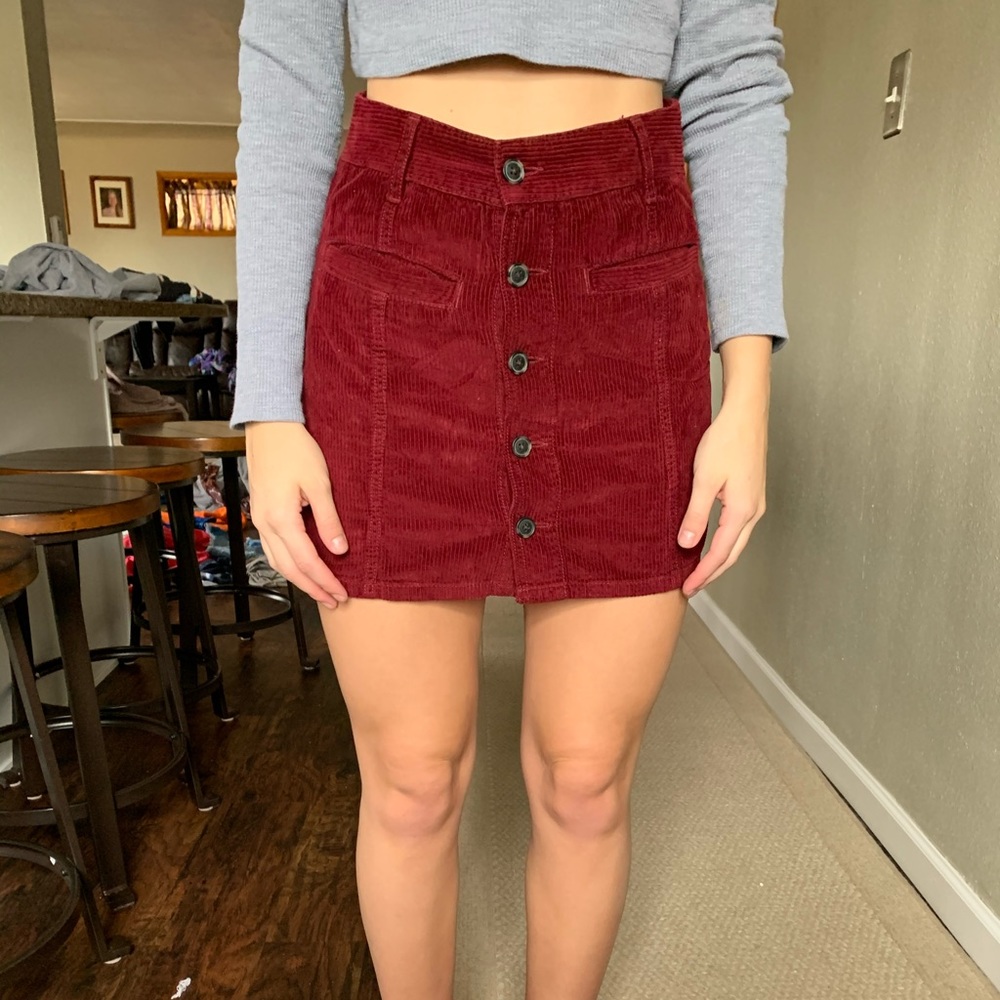 American Eagle Button-Up Skirt